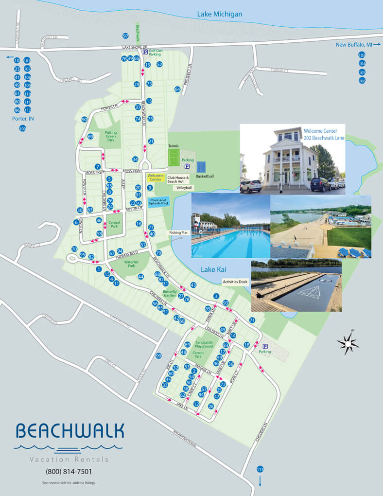 Beachwalk Resort Map