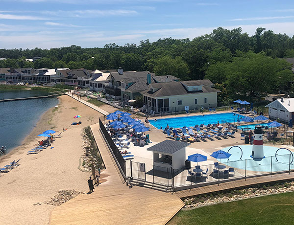 Beachwalk Resort pool and beach.
