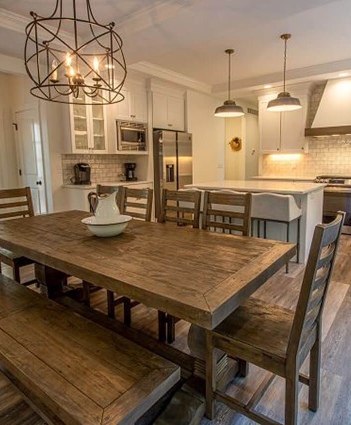Beachwalk vacation rental kitchen and dining table