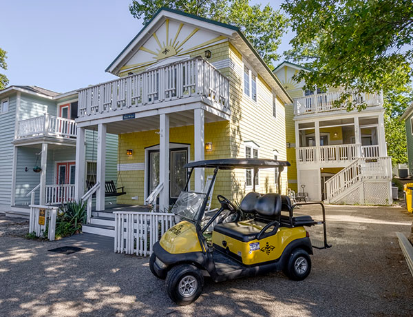 Beachwalk Vacation Rental with Golf Cart